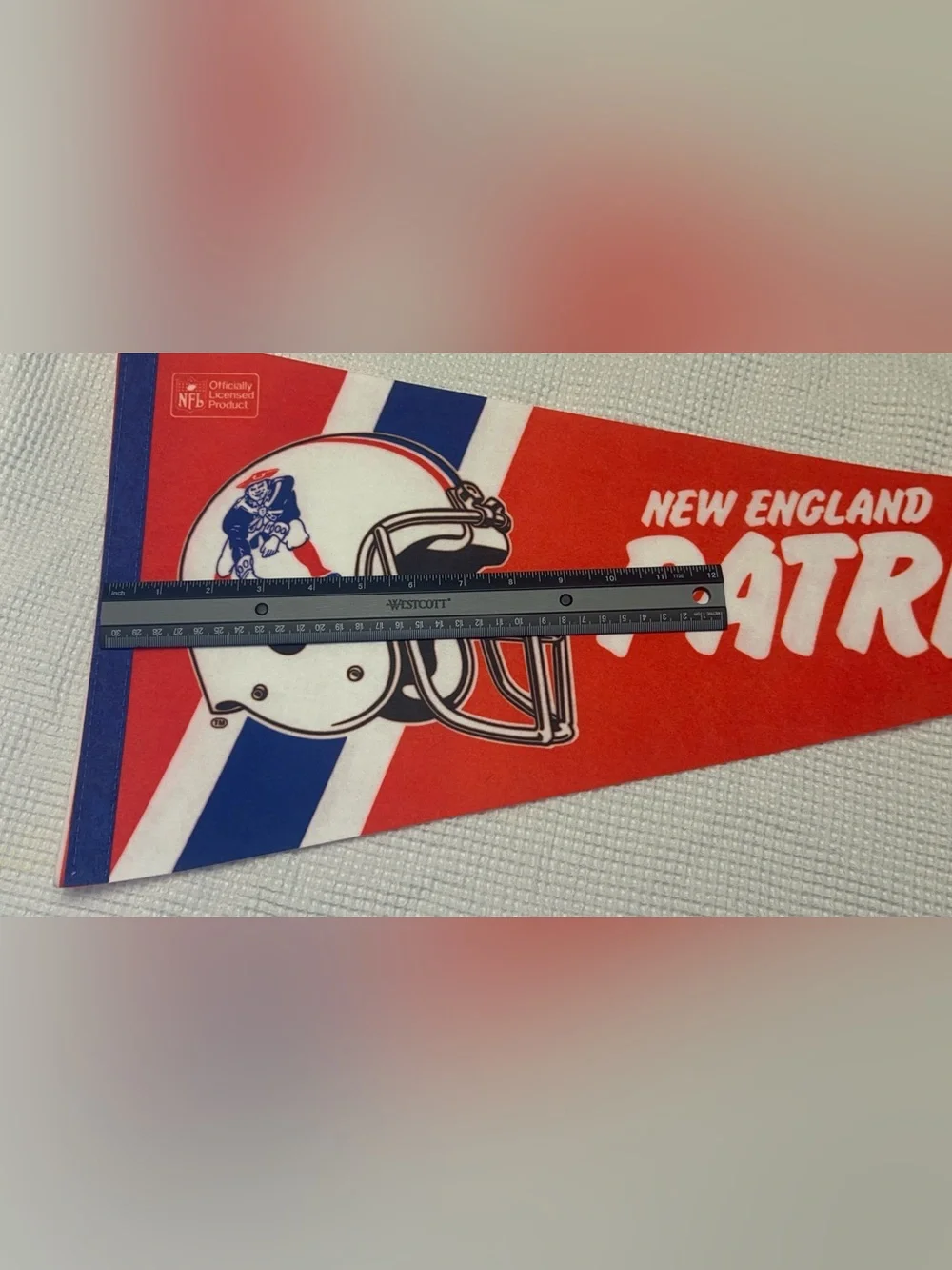 New England Patriots Vintage Pennant 1980s